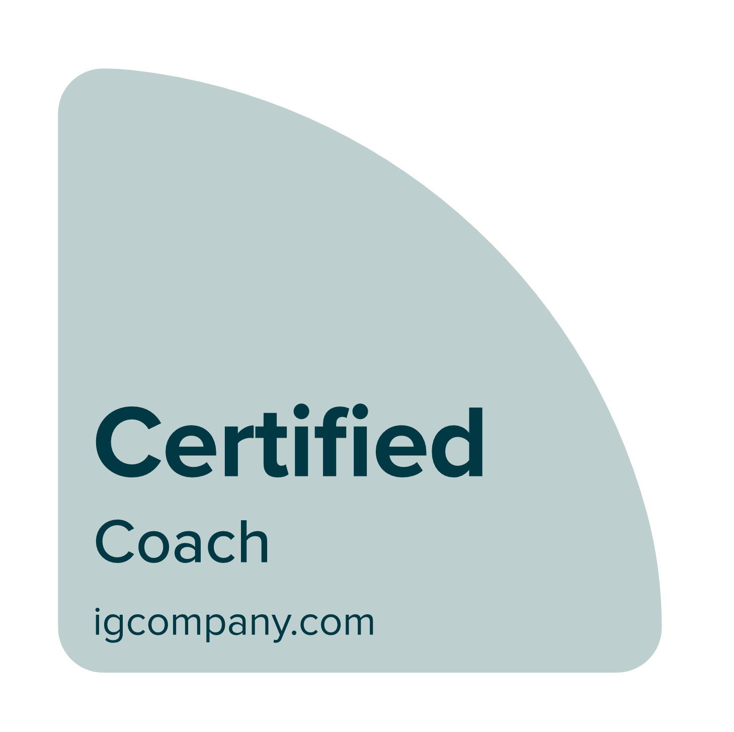 Certified Coach by In Good Company